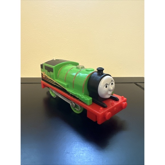 Tomy Other - Vintage TOMY Thomas Train Trackmaster PERCY 1994 Green #6 Working Engine Only